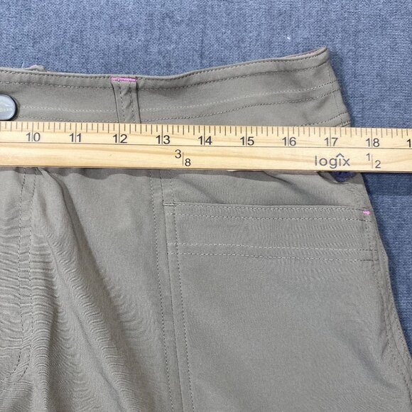 L.L. Bean Womens Khaki Skort Built-In Shorts Size 12 Regular Polyester/Spandex - Picture 14 of 16